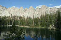 Alpine Lake on Iron Creek - click to enlarge